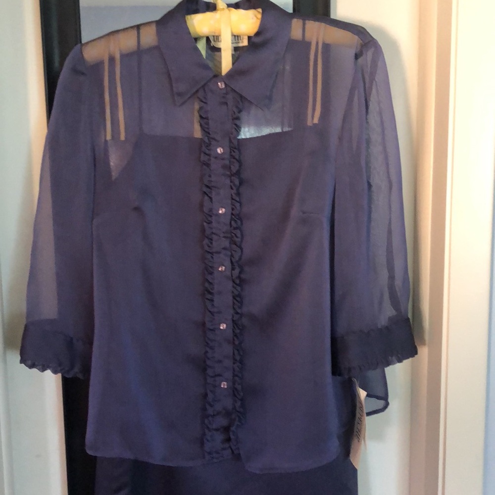 Great for a wedding!!!dress and “jacket” by Depeche Size 8. Dress is lin…